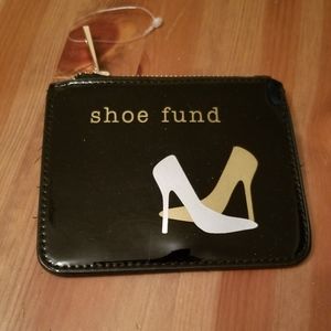 Cute change purse "Shoe Fund"